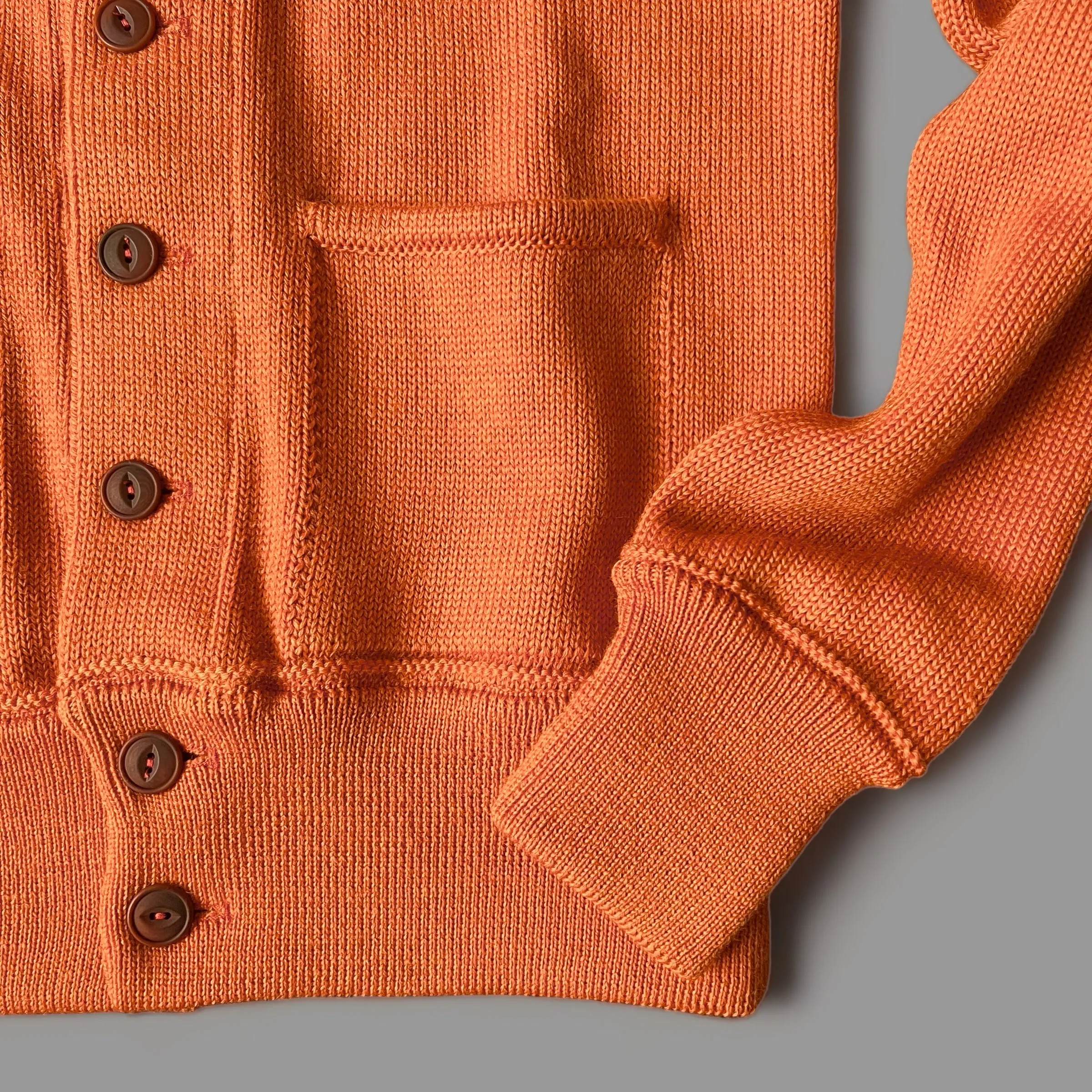 THE VOYAGER CARDIGAN - ORANGE