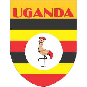 Uganda Flag Shield Style