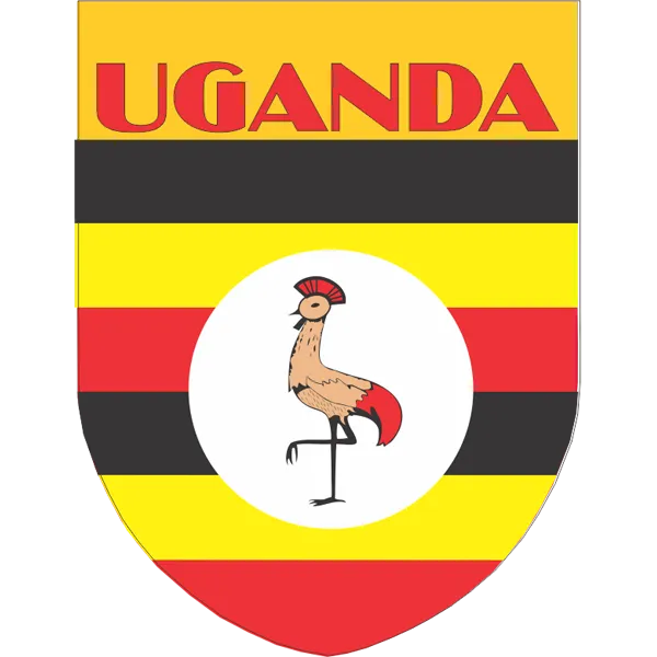 Uganda Flag Shield Style