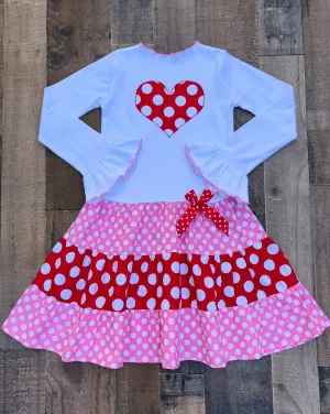 Valentines Day Little Girl Dress